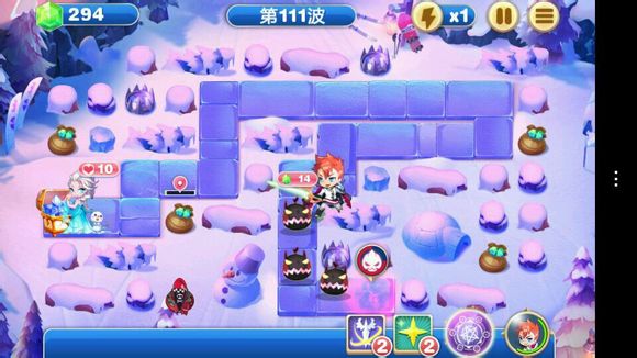 天天来塔防无尽关卡冰封溪谷导弹流高分图文教程