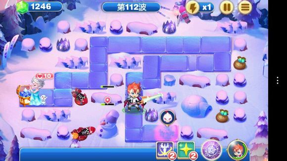 天天来塔防无尽关卡冰封溪谷导弹流高分图文教程