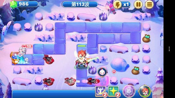 天天来塔防无尽关卡冰封溪谷导弹流高分图文教程